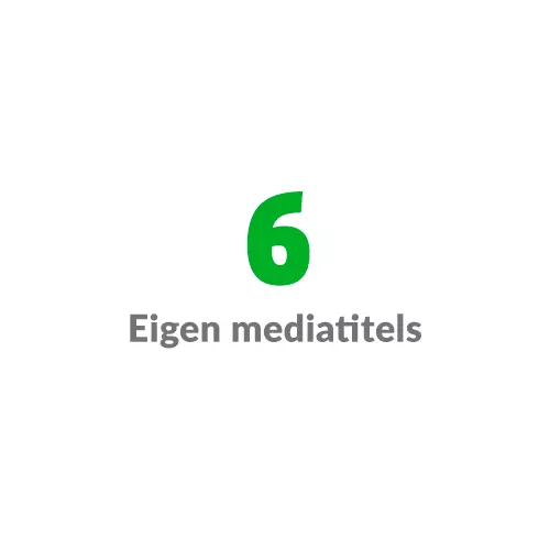 6 eigen mediatitels