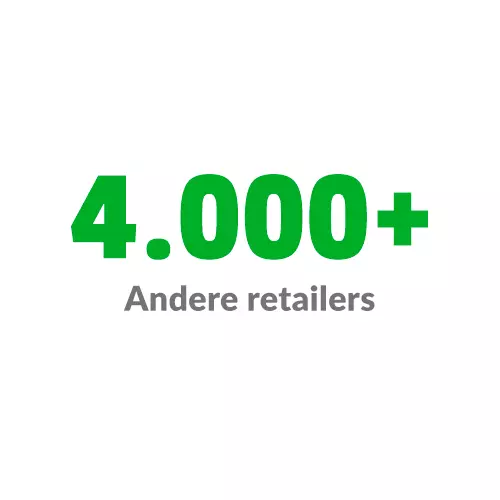 4.000+ andere retailers