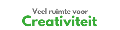 Veel ruimte voor creativiteit 